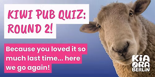 Kiwi Pub Quiz: Round 2!