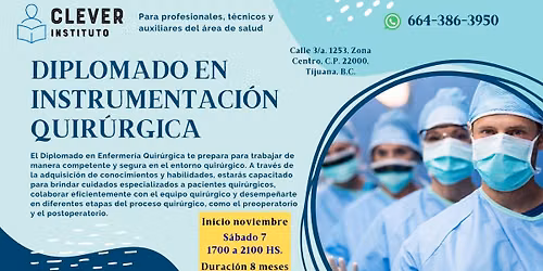 Diplomado en Enfermer\u00eda Quir\u00fargica.