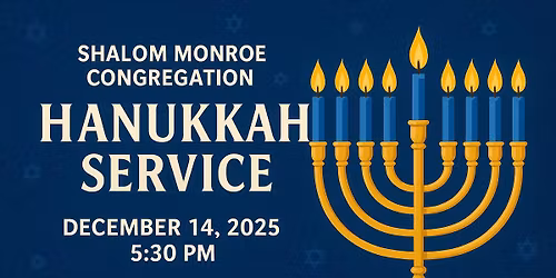 Hanukkah Service and Menorah Lighting