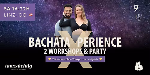 \ud83d\udd25\u2728 BACHATA X-PERIENCE I 2 Workshops & Party \u2728\ud83d\udd25