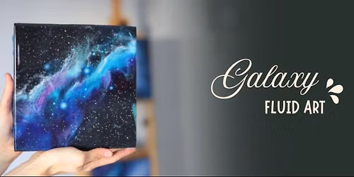 Fluid Galaxy Art