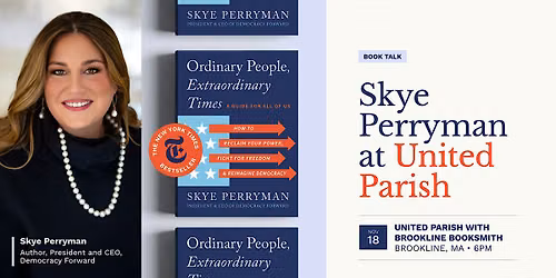 Ordinary People, Extraordinary Times: In Conversation | Brookline, MA