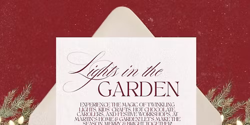 Lights in the Garden\u2026\ud83c\udf84\ud83d\udc8c\u2728