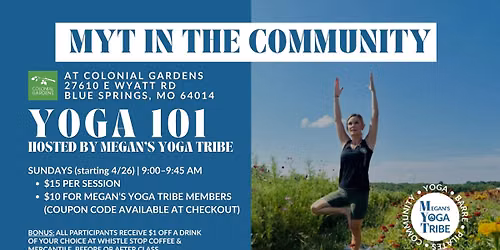 Yoga 101 at Colonial Gardens