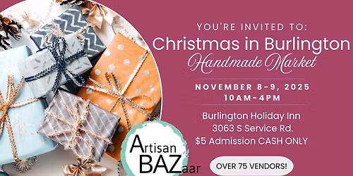 Christmas in Burlington - Handmade Market