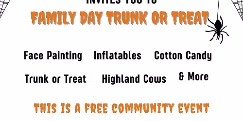 2nd Annual Family Day Truck or Treat