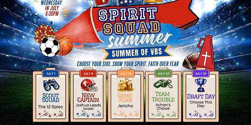 Spirit Squad Summer of VBS - Draft Day