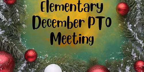 Meadowbrook PTO Meeting (December)
