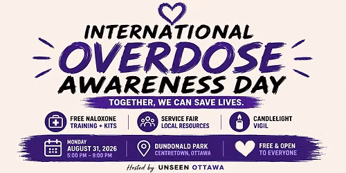 International Overdose Awareness Day: Centretown Ottawa