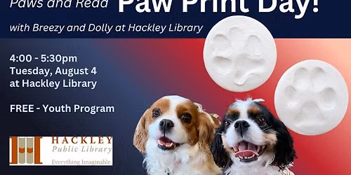 Paws and Read - Paw Print Day