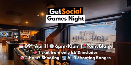 GetSocial Games Night | Meet New People &amp; Make Friends (20s\u201340s) \ud83c\udfaf