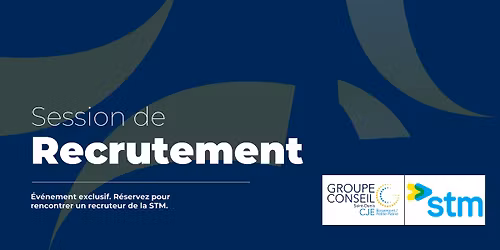 Session de recrutement avec la STM