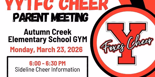 YYTFC Cheer Info Night