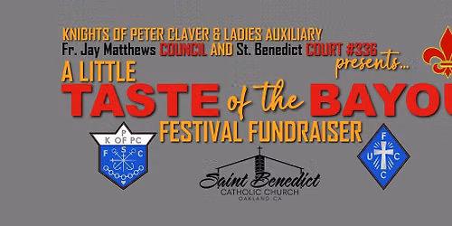 A Little TASTE OF THE BAYOU Festival Fundraiser!