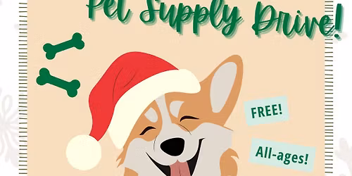 2025 Post Art Library Holiday Tea & Pet Supply Drive