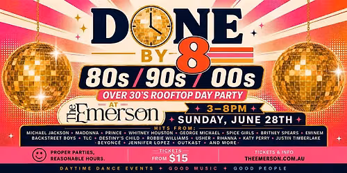 DONE BY 8: 80s \/ 90s \/ 00s