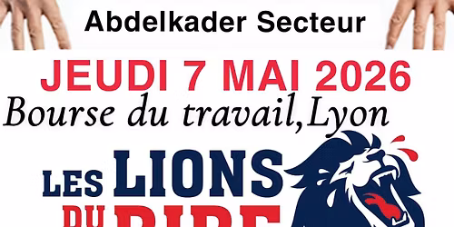 Abdelkader Secteur \u00e0 Lyon Soir\u00e9e caritative
