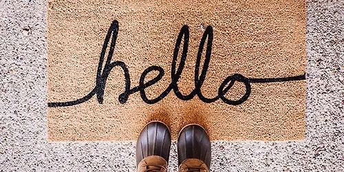DIY Doormat Painting