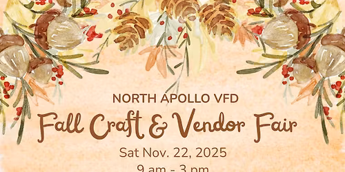 Fall Craft & Vendor Fair