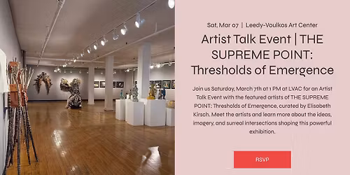 Artist Talk Event | THE SUPREME POINT: Thresholds of Emergence