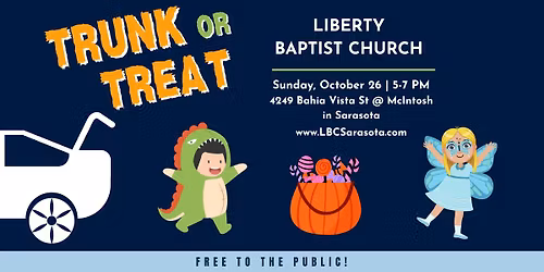 Trunk or Treat at Liberty Baptist Church