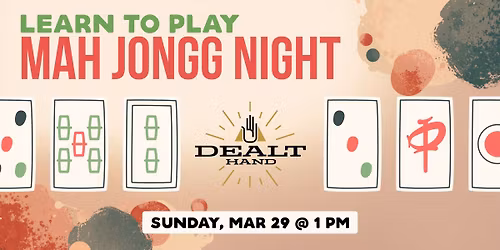 Learn To Play Mah Jongg Night