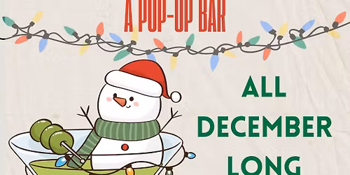 SHIVERING SNOWMAN, A Pop-Up Bar