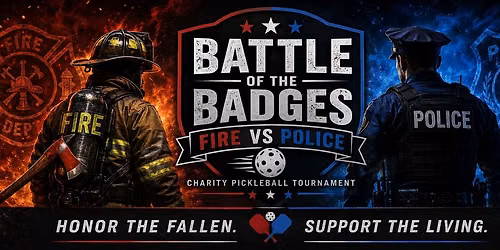 Battle of the Badges - Pickleball Tournament on 9\/11