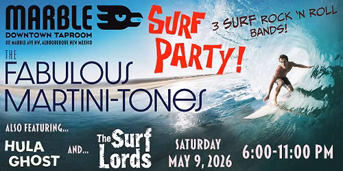 Surf Rock 'n Roll Party with The Fabulous Martini-Tones at #111