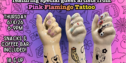 Skin Deep Design - A Tattoo Inspired Workshop with special guest artists from Pink Flamingo Tattoo