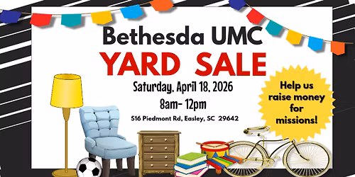 Bethesda Yard Sale for Missions