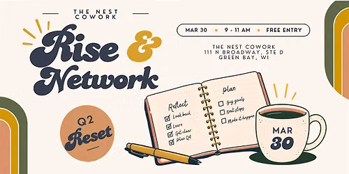 Coffee and Q2 Reset with Green Bay Entrepreneurs & Professionals