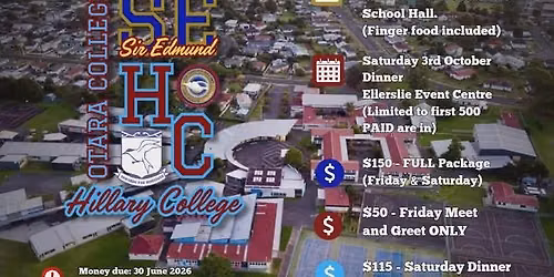 Otara College, Hillary College & SEHC 60th School Reunion