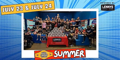 JULY 23, 24 | Memphis Wrestling Kid's Camp