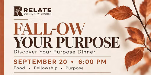 Discover Your Purpose Dinner