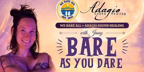 Bare as You Dare Full Moon Yoga and Sound Bath
