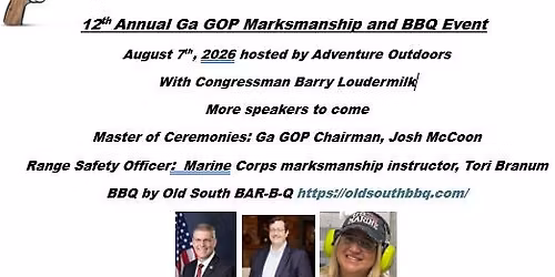 12th Annual Ga GOP Marksmanship and BBQ Event  
