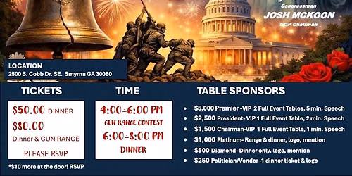 12th Annual Ga GOP Marksmanship and BBQ Event  