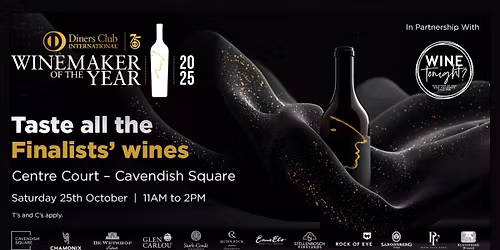 Diners Club Winemaker of the Year Finalists\u2019 Wines Tasting
