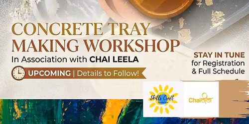 Concrete tray making workshop