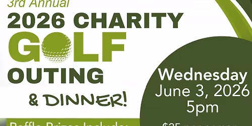 3rd Annual Field of Dreams Golf Outing Dinner & Gift Raffle