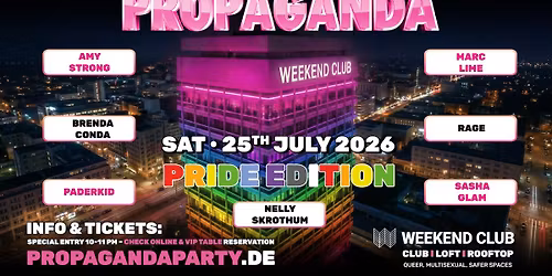 PROPAGANDA \u2022 PRIDE EDITION