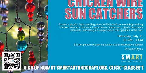 Chicken Wire Sun Catchers