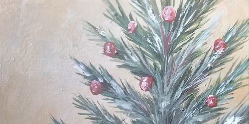 Festive Tree Paint & Sip