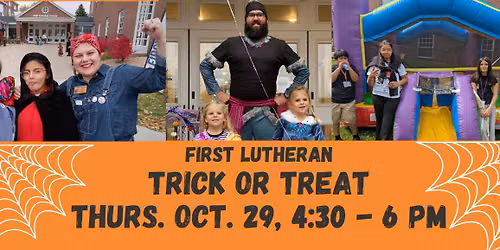 Trick or Treat and Bounce around First Lutheran
