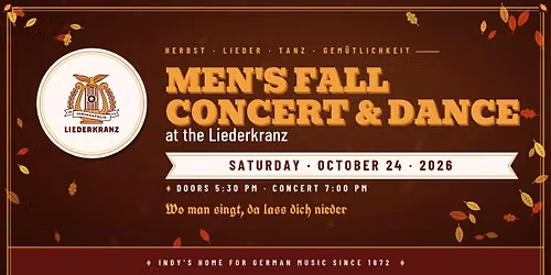 Men's Fall Concert & Dance