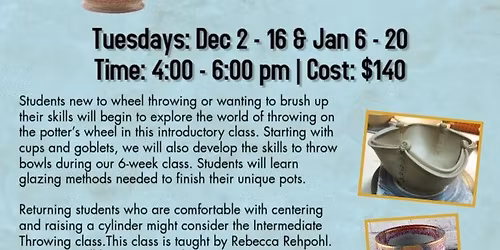 Beginning Pottery Wheel