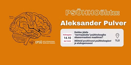 Ps\u00fchho\u00f5htu @ TL\u00dc: Aleksander Pulver