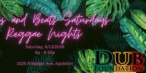 Brews & Beats Saturdays: Reggae Nights w\/ Dub Foundation