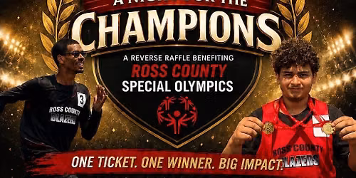 Reverse Raffle benefiting Ross County Special Olympics